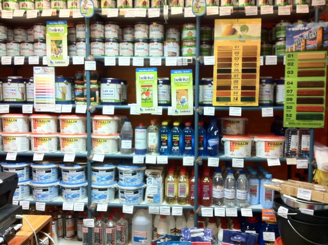 Belinka lazure, Fugalin i premazi